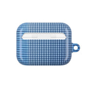 Back to Casics - Blue Gingham Weave AirPods Case 7
