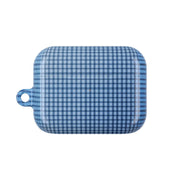 Back to Casics - Blue Gingham Weave AirPods Case 6