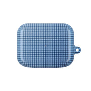Back to Casics - Blue Gingham Weave AirPods Case 5