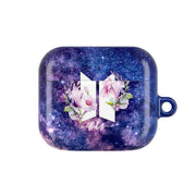 Galaxy Floral K-Pop Band Logo AirPods Case 3