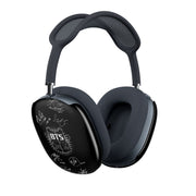 Black K-Pop Band Army Logo and Signatures AirPods Max Case 2