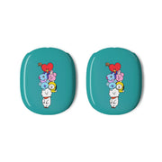 Green BT21 - RJ, Mang, Koya, Chimmy, Cooky, Shooky, Tata - K Pop AirPods Max Case 3