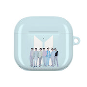 K-Pop Band Tour Pastel Blue AirPods Case 4