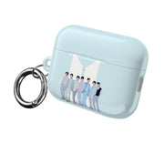K-Pop Band Tour Pastel Blue AirPods Case 8