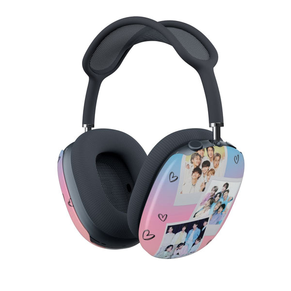 K-Pop Band Polaroid Collage AirPods Max Case