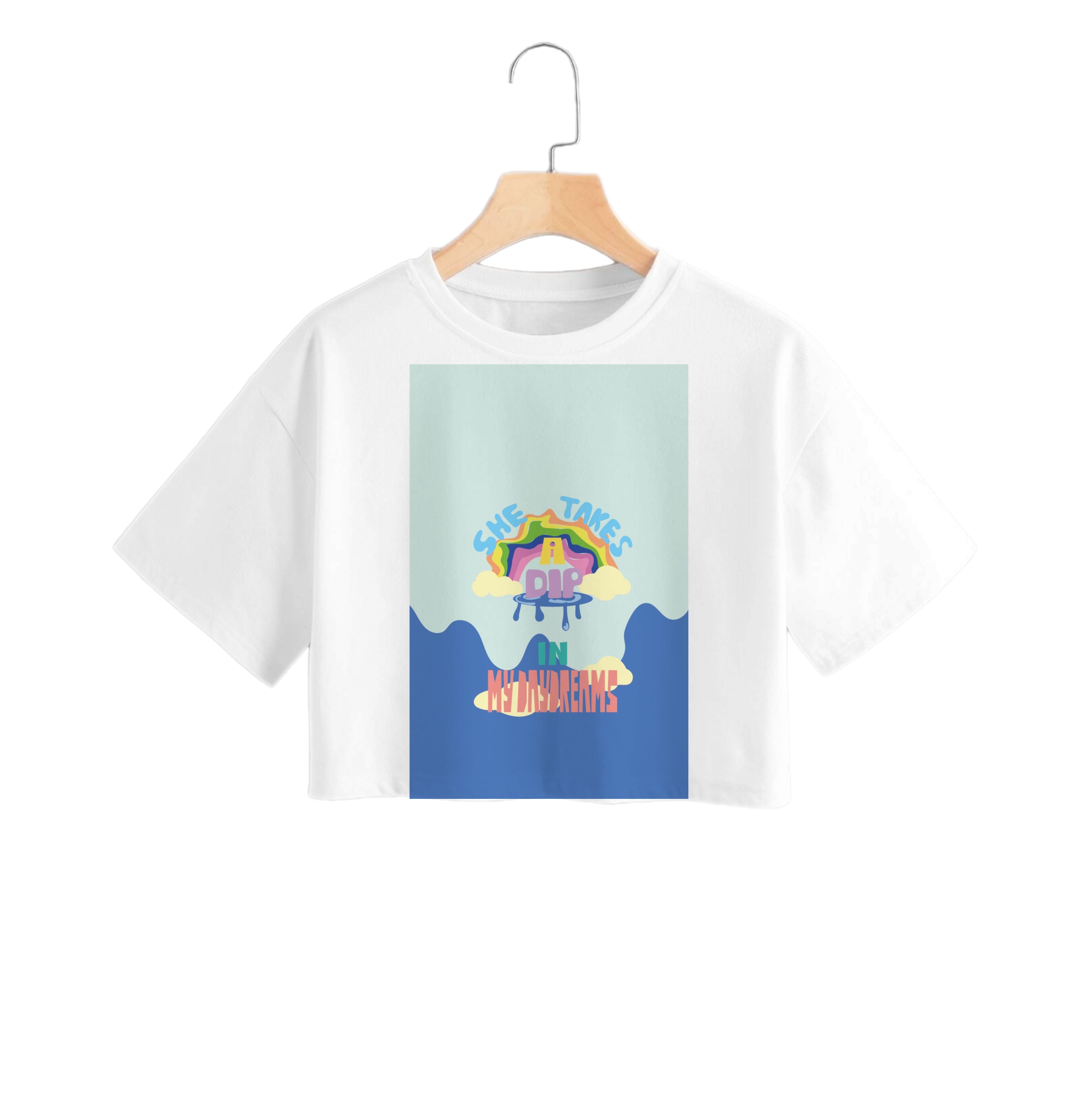 She takes a dip in my daydreams Crop Top