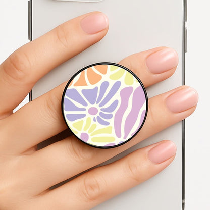 Pastel Abstract Flowers Phone Grip