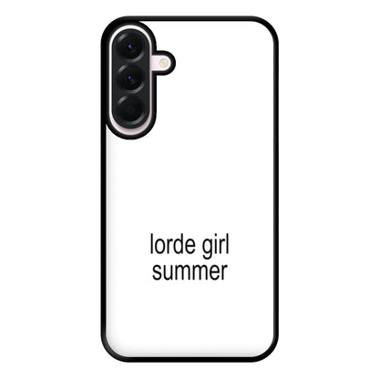 Lorde Girl Summer Galaxy A36 Case
