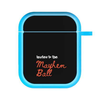 Invited To The Mayhem Ball AirPods Case