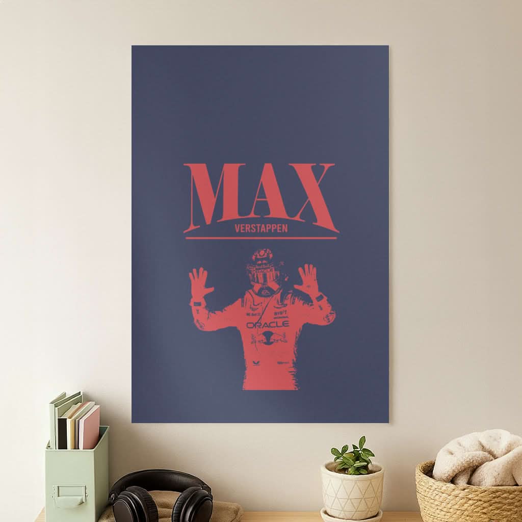 Max Blue And Red Poster
