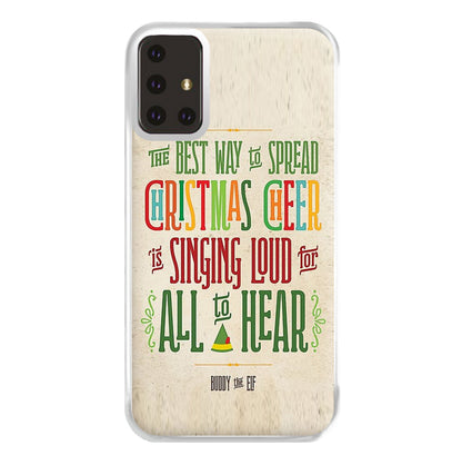 The Best Way To Spead Christmas Cheer - Elf Phone Case