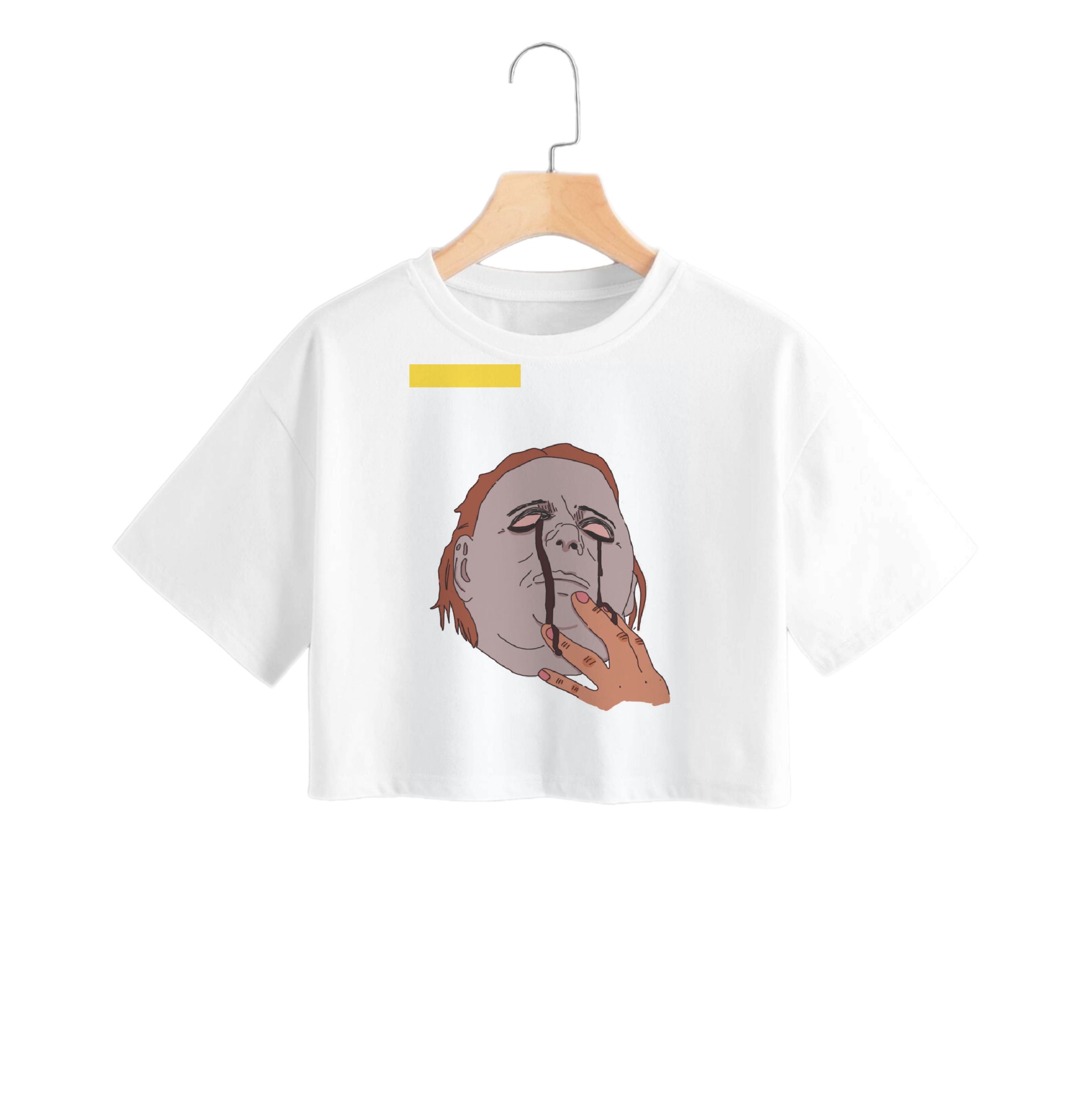 Michael Mask Crop Top