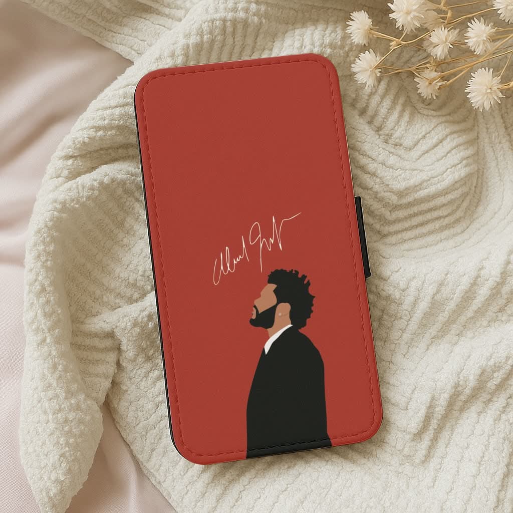 Canadian Singer Signature Leather Phone Case