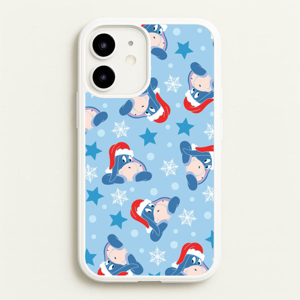 Cartoon Donkey Stars Pattern iPhone 12 / 12 Pro Case