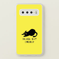Black Cat Energy Galaxy S10 Case