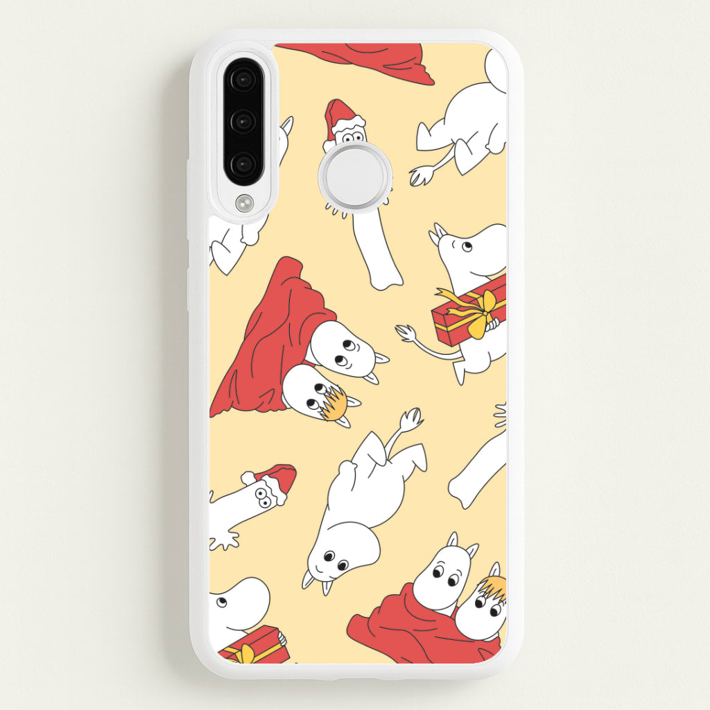 Christmas Mooms Pattern Huawei P30 Lite Case