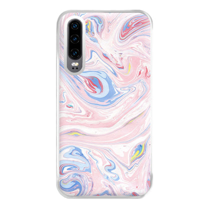 Pink Marble Swirl Phone Case