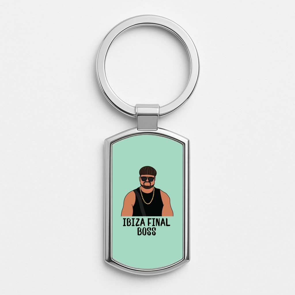Ibiza Final Boss Luxury Keyring