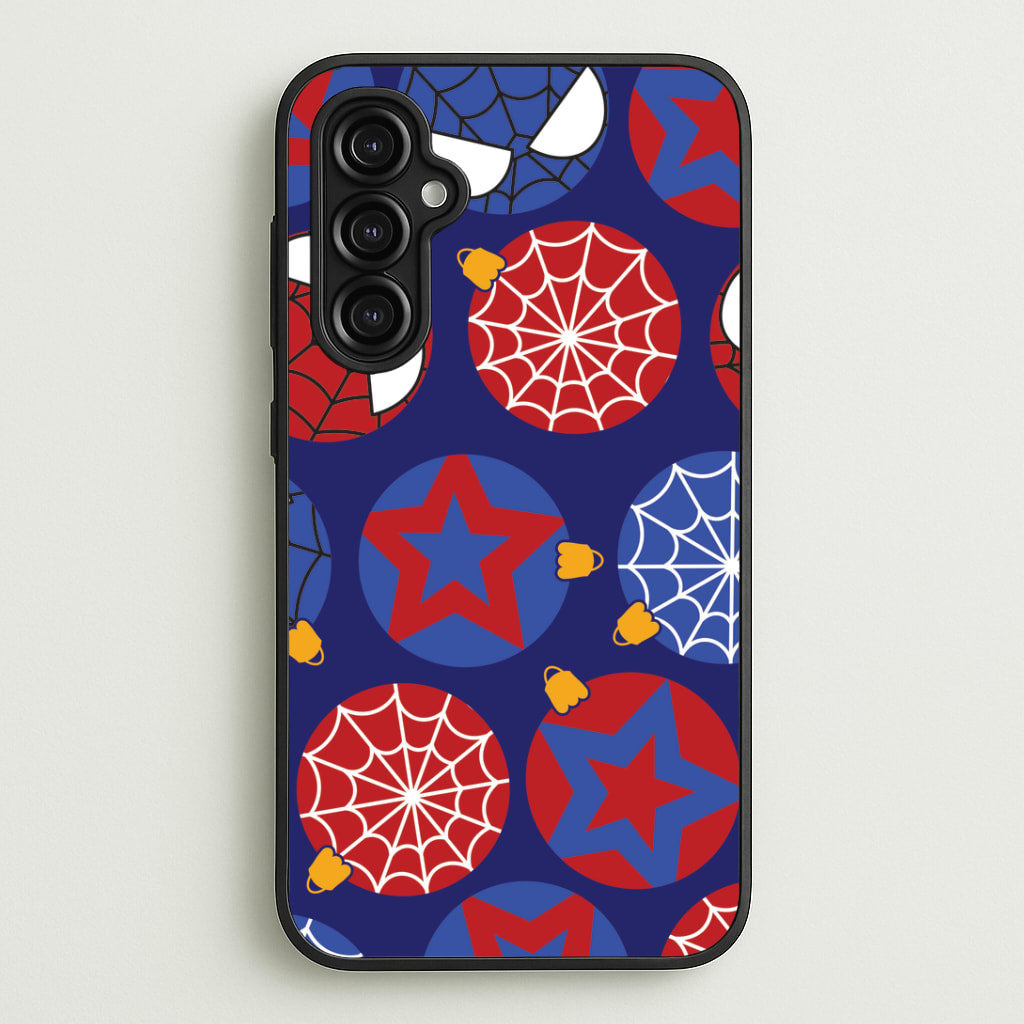 Spider Hero Baubles Pattern Galaxy A14 Case