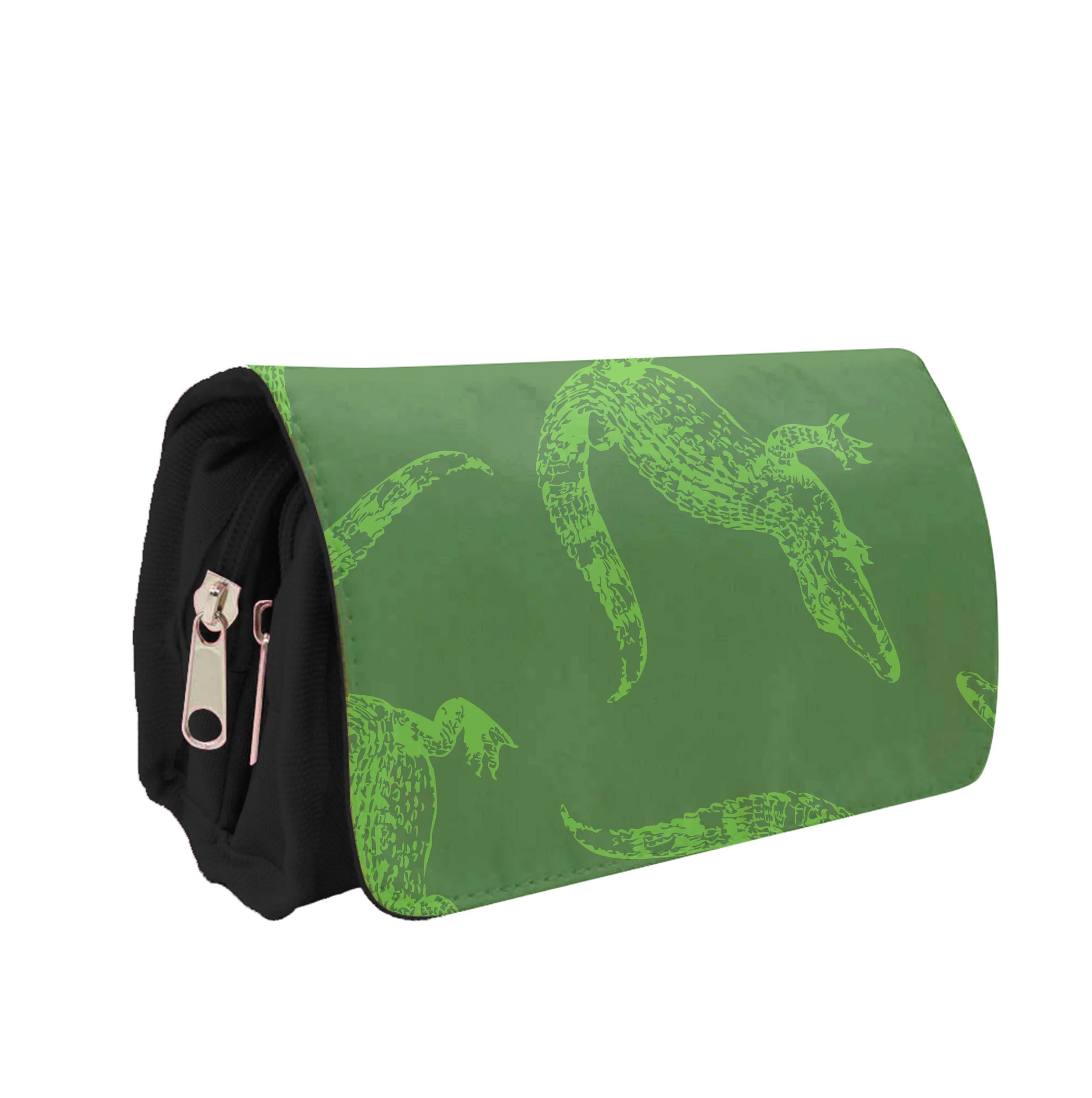 Alligator Pattern Pencil Case