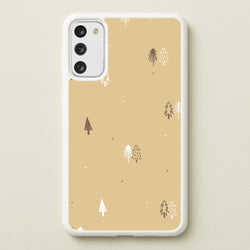 Minimal Christmas Trees Pattern Galaxy S20 Case