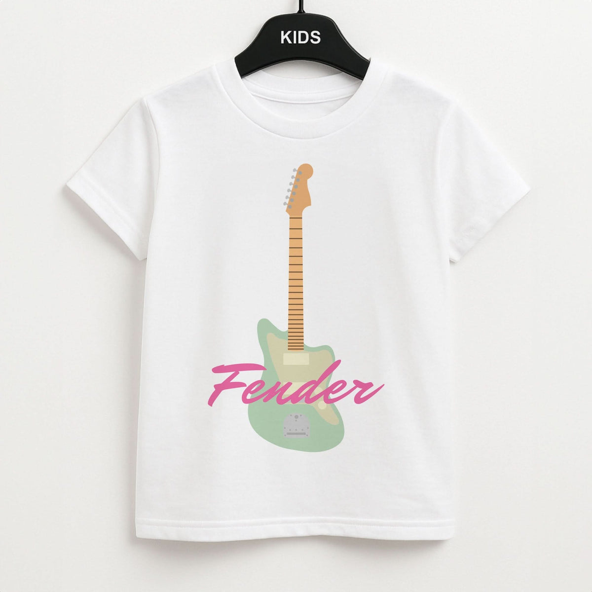 Blue Guitar Fender Kids T-Shirt