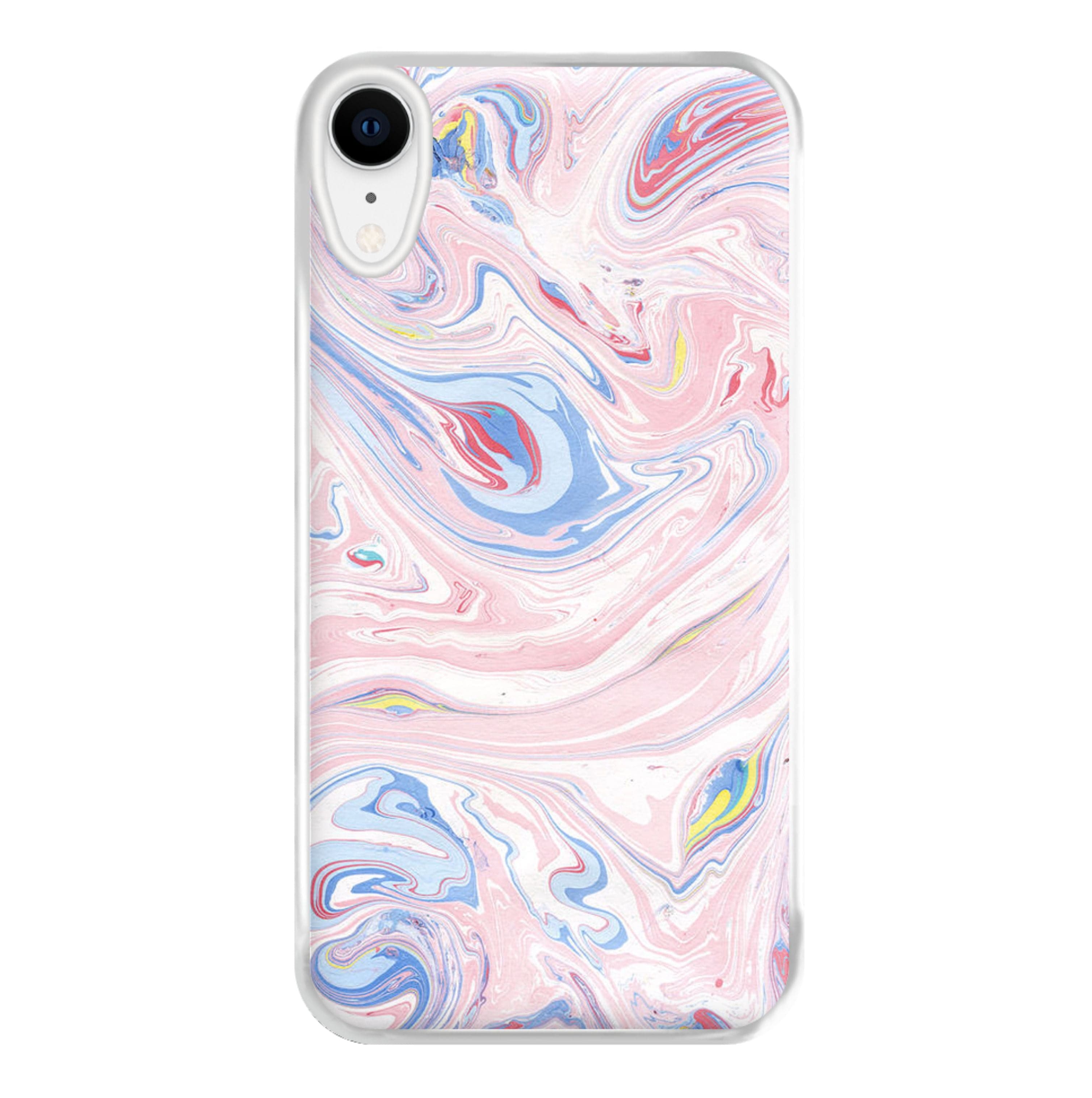 Pink Marble Swirl Phone Case