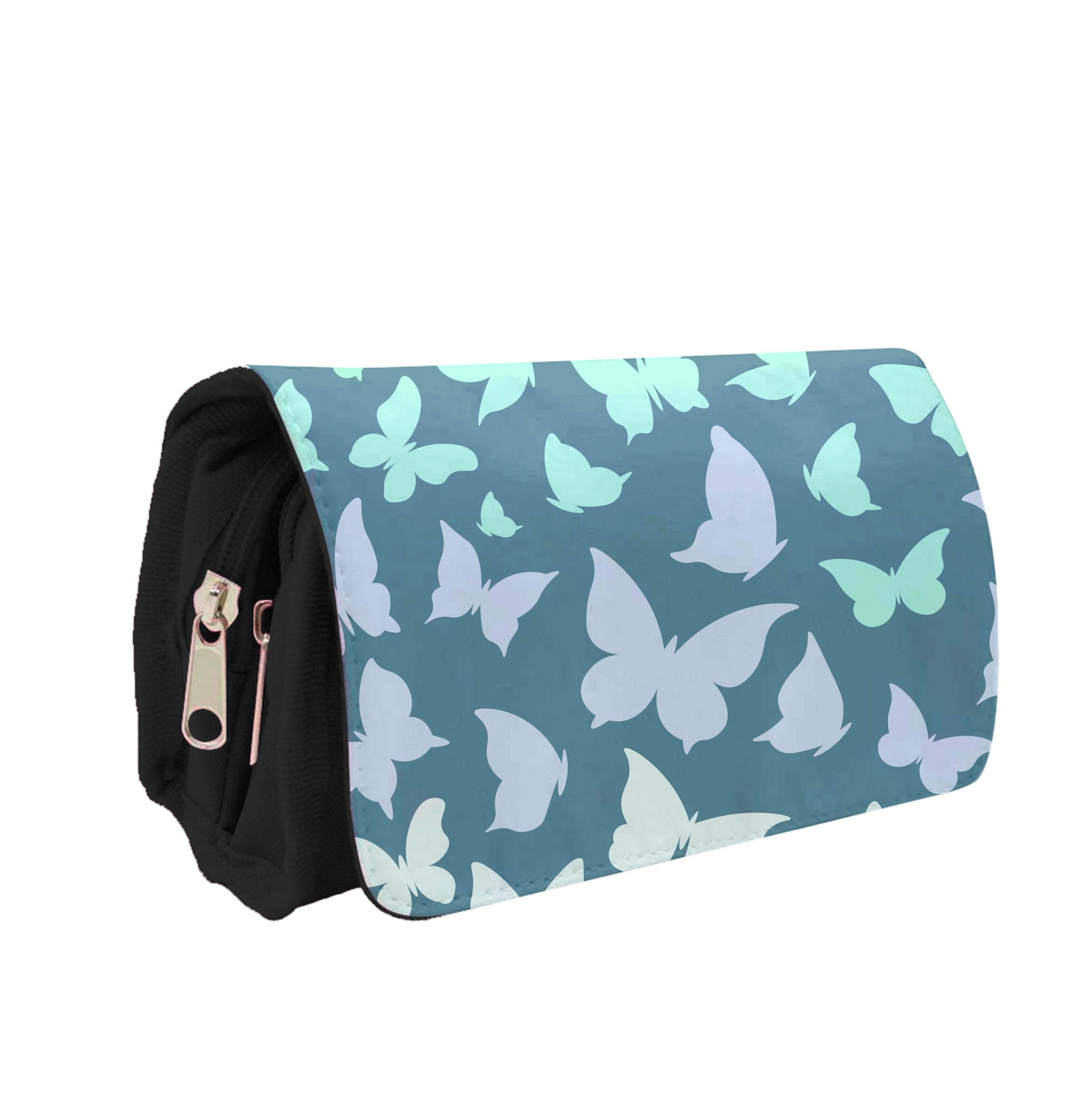 Blue Gradient Butterfly - Butterfly Patterns Pencil Case