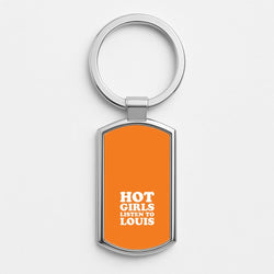 Hot Girls Listen To Louis Silver Metal Keyring