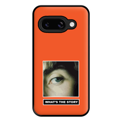 What's The Story Orange Google Pixel 9a Case