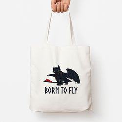 Dragon Born To Fly Tote Bag