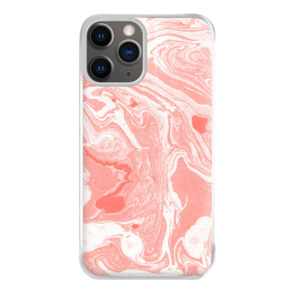 Pink Swirly Marble Phone Case