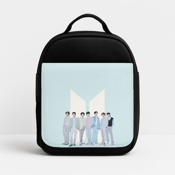 K-Pop Band Tour Pastel Blue Insulated Lunch Bag