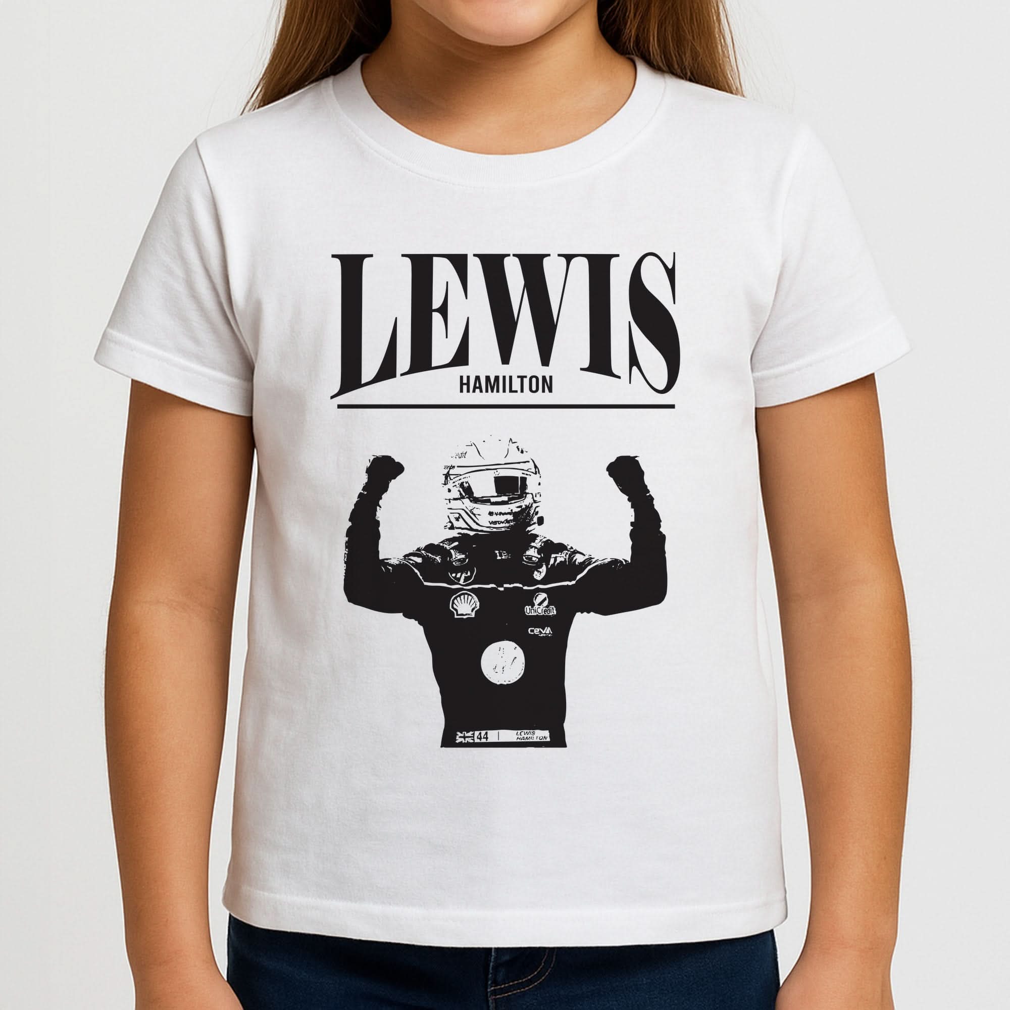 Lewis Red And Gold Girls T-Shirt