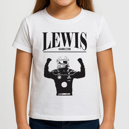 Lewis Red And Gold Girls T-Shirt