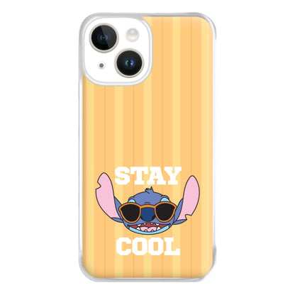 Stay Cool Blue Alien iPhone 14 Case