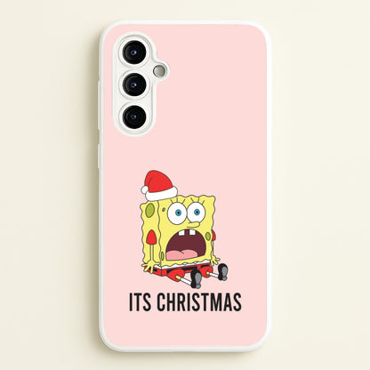 It's Christmas Cartoon Sponge Galaxy A54 Case