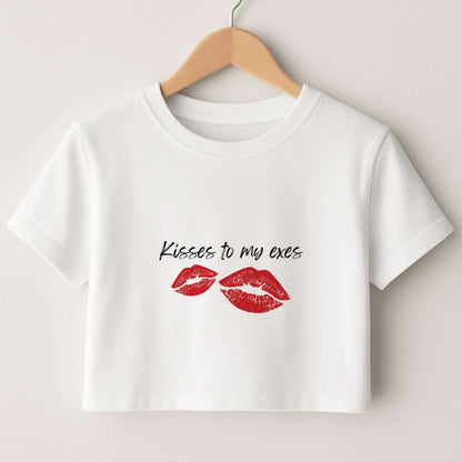 Kisses To My Exes Crop Top