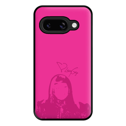 Pink Gaga Silhouette  Google Pixel 9a Case