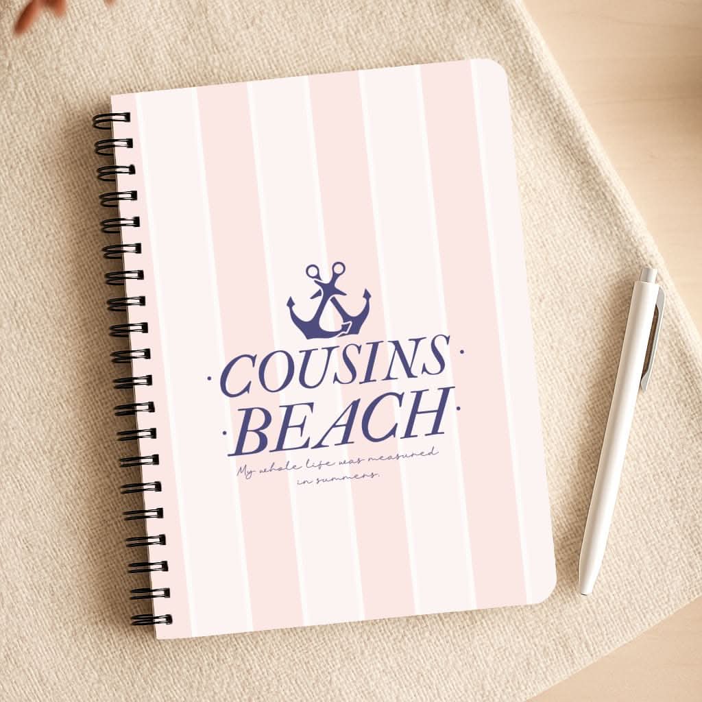 Stripes Cousin Beach Notepad