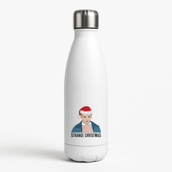 Strange Christmas  White Water Bottle