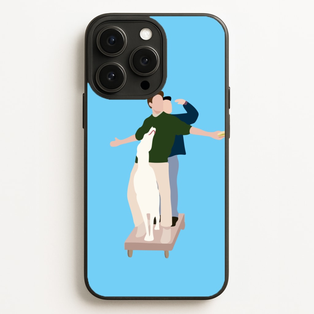 Two Men And A Dog Phone Case for iPhone, Samsung Galaxy and Google Pixel
