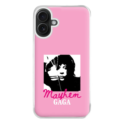 Pink Mayhem Gaga iPhone 16 Plus Case