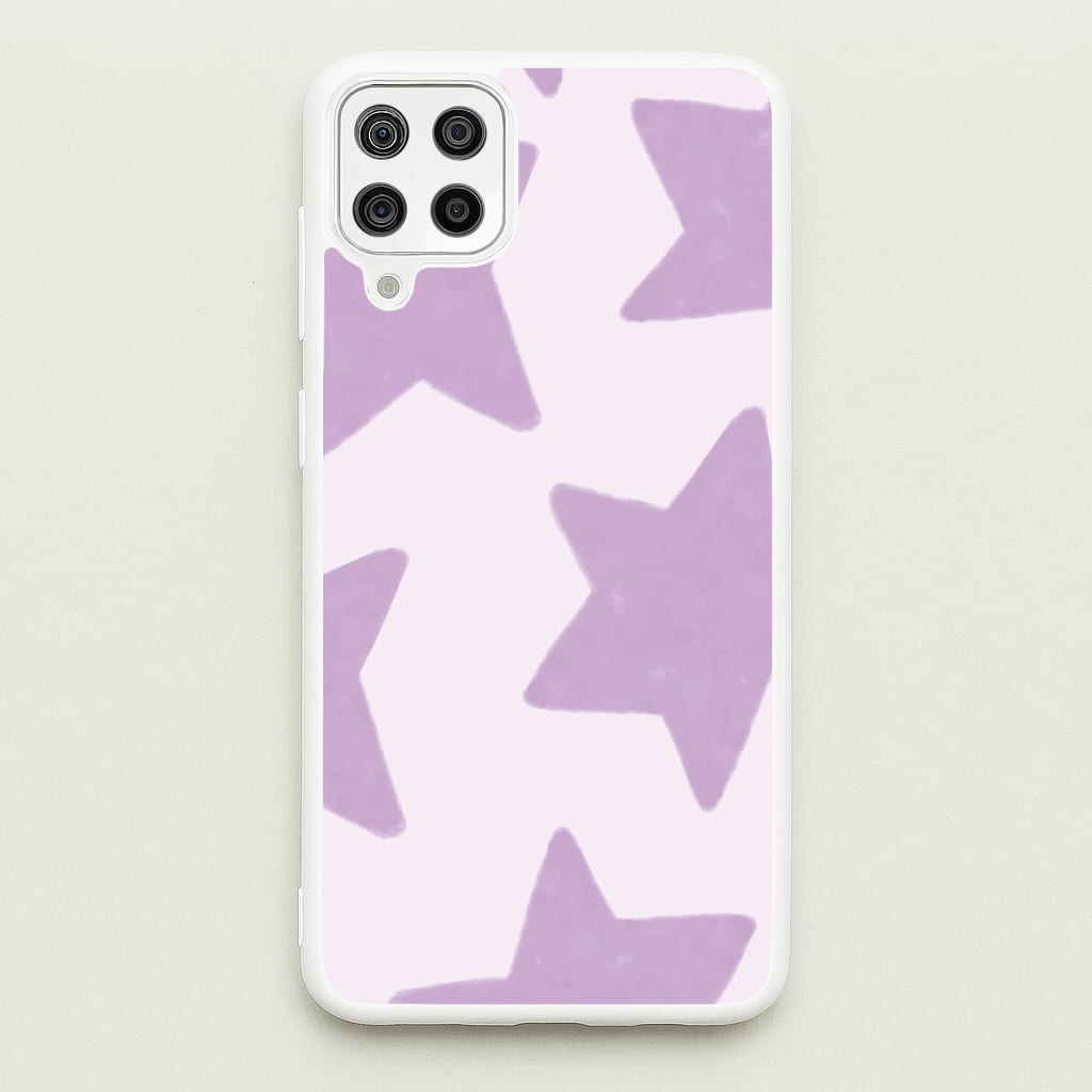 Lilac Stars Galaxy A12 Case