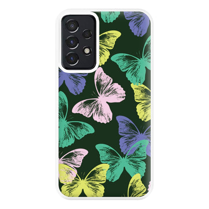 Colourful Butterfly Stamps Pattern Galaxy A52 / A52s Case