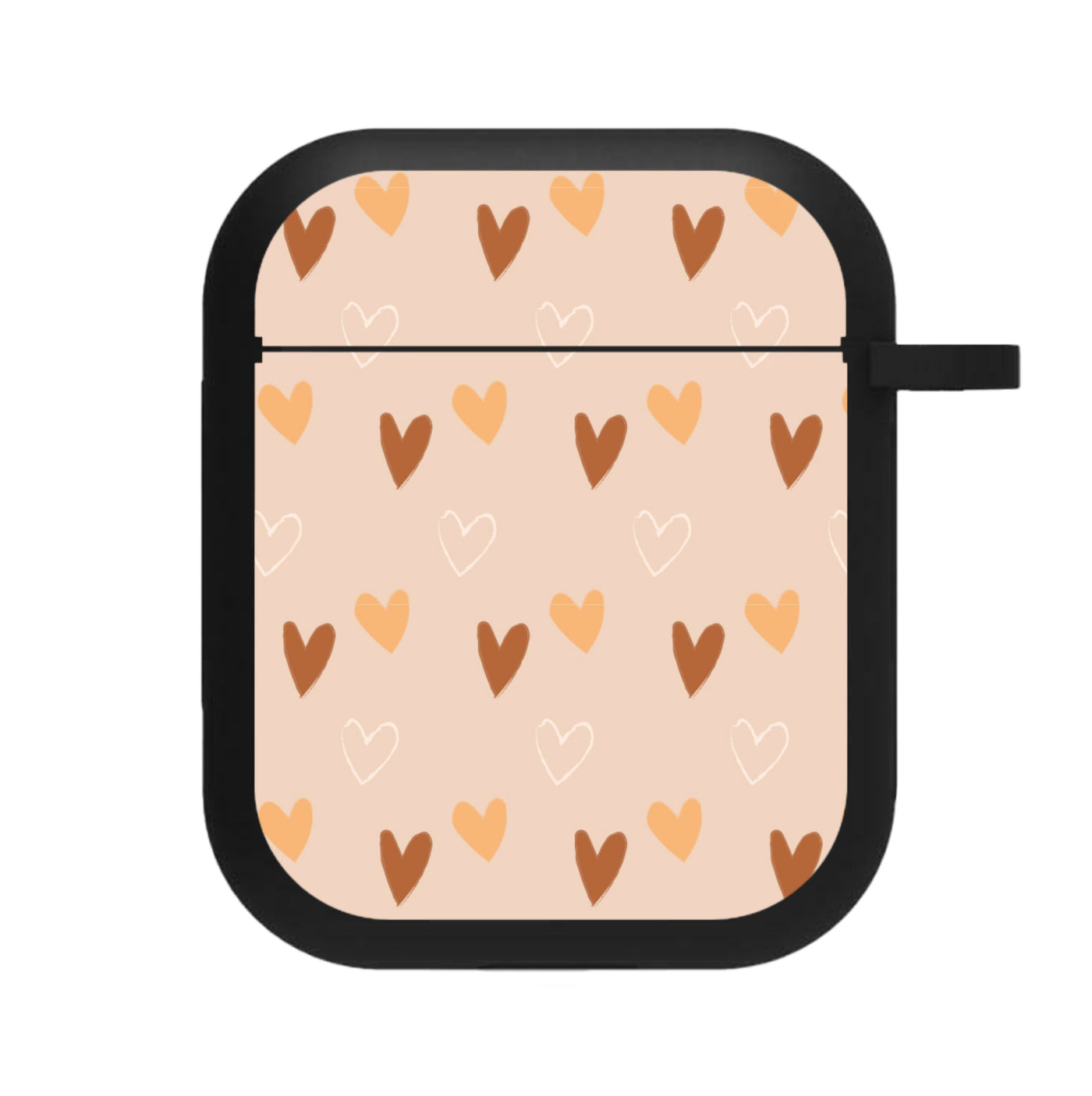 Cute Love Heart Pattern AirPods Case