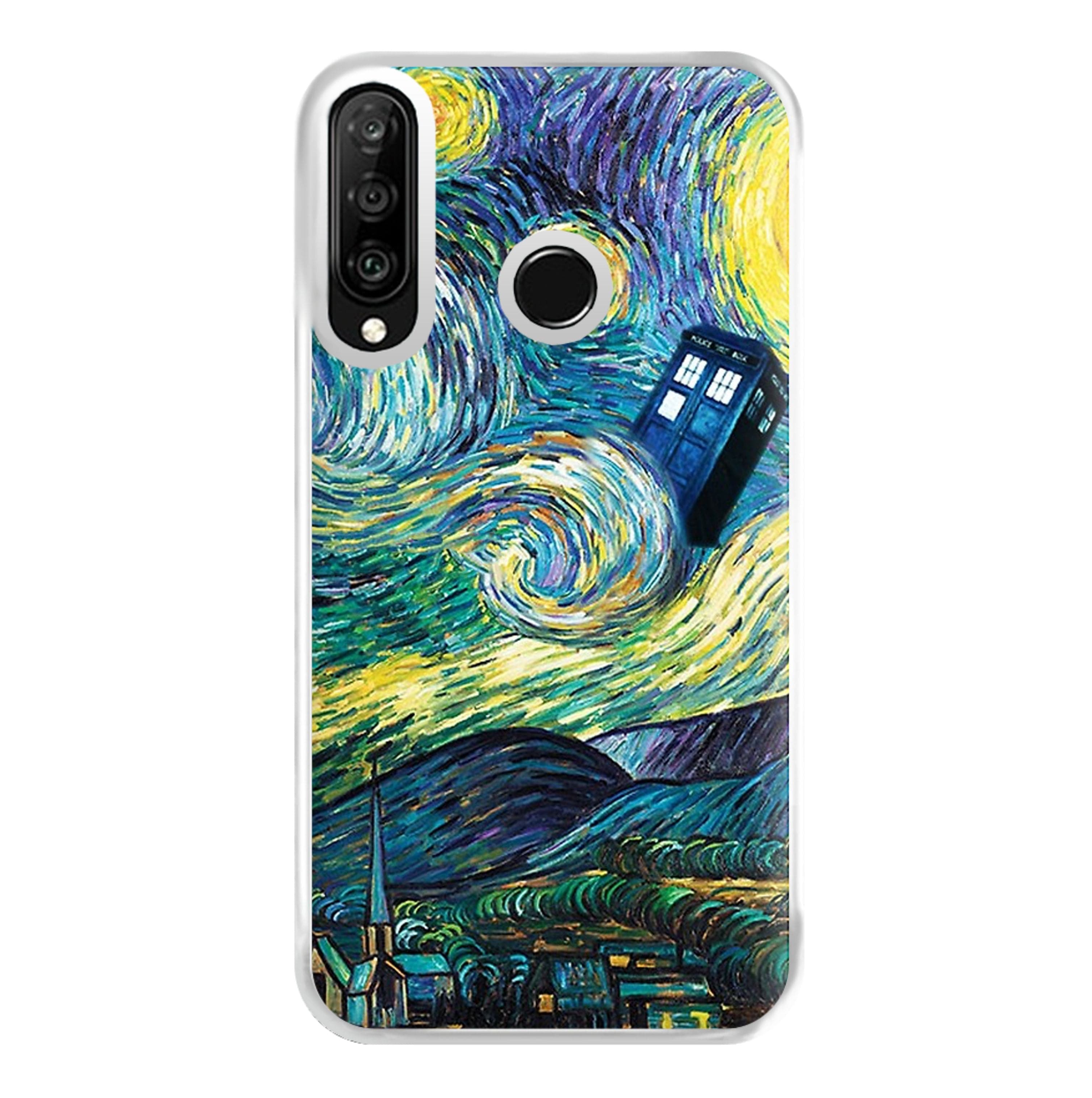 Starry Night Tardis Phone Case