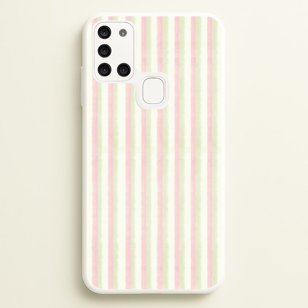 Petal Stripes Galaxy A21s Case