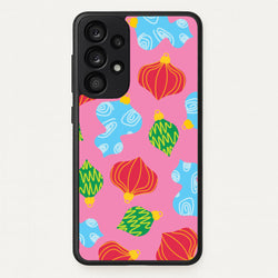 Abstract Christmas Baubles Pattern Galaxy A53 Case