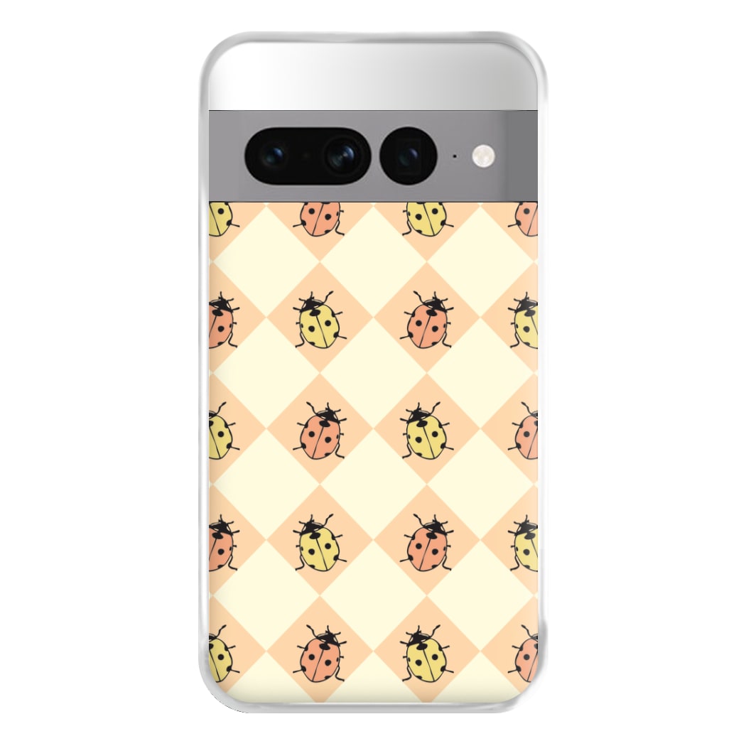 Argyle Ladybugs Pattern Google Pixel 7 Pro Case